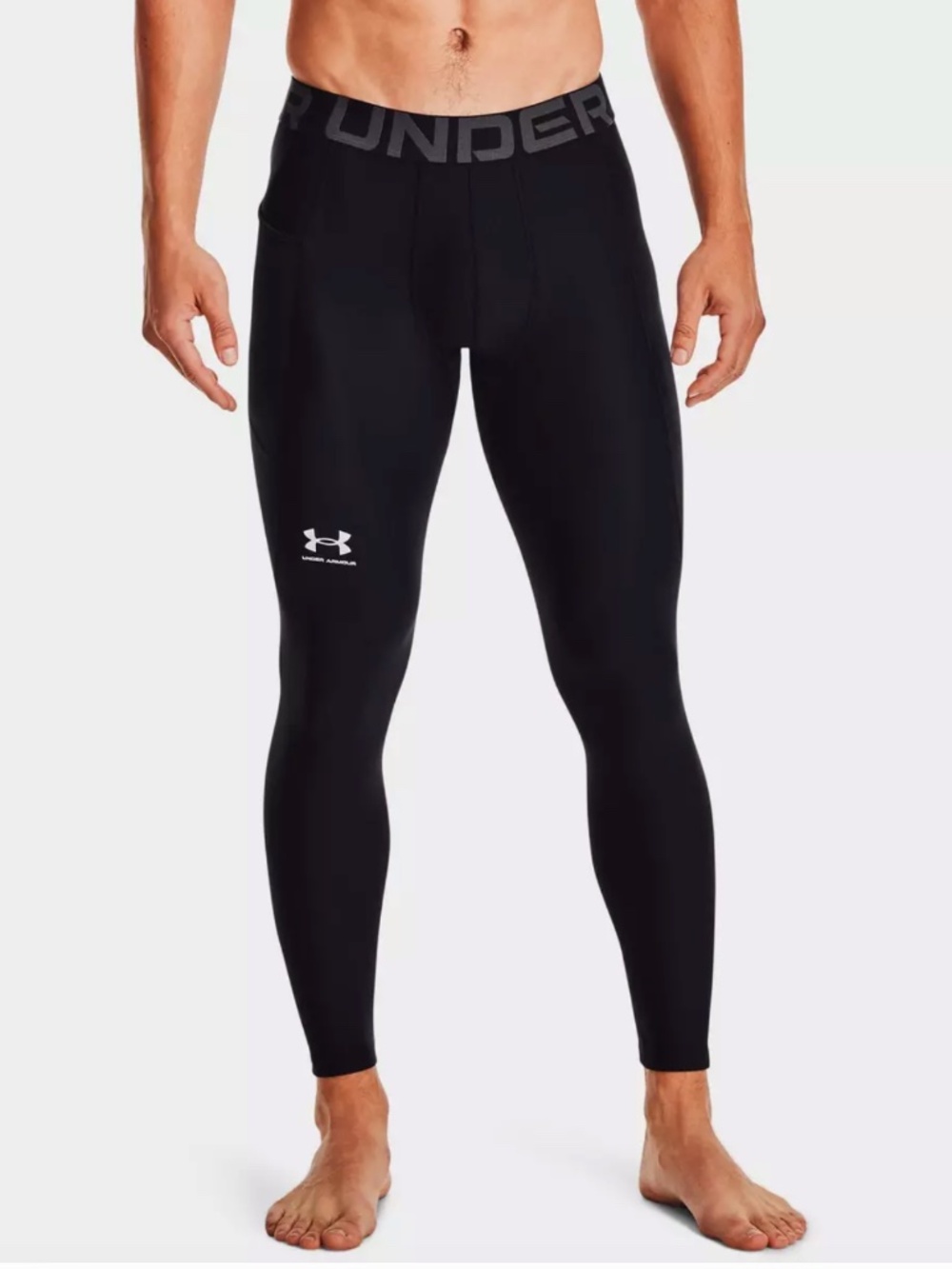 Under Armour HeatGear Men's Compression Leggings Large NWT - Picture 3 of 14